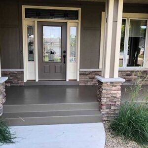 Beautiful results on a front patio.